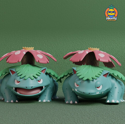 Pokemon - Venusaur  3D print model