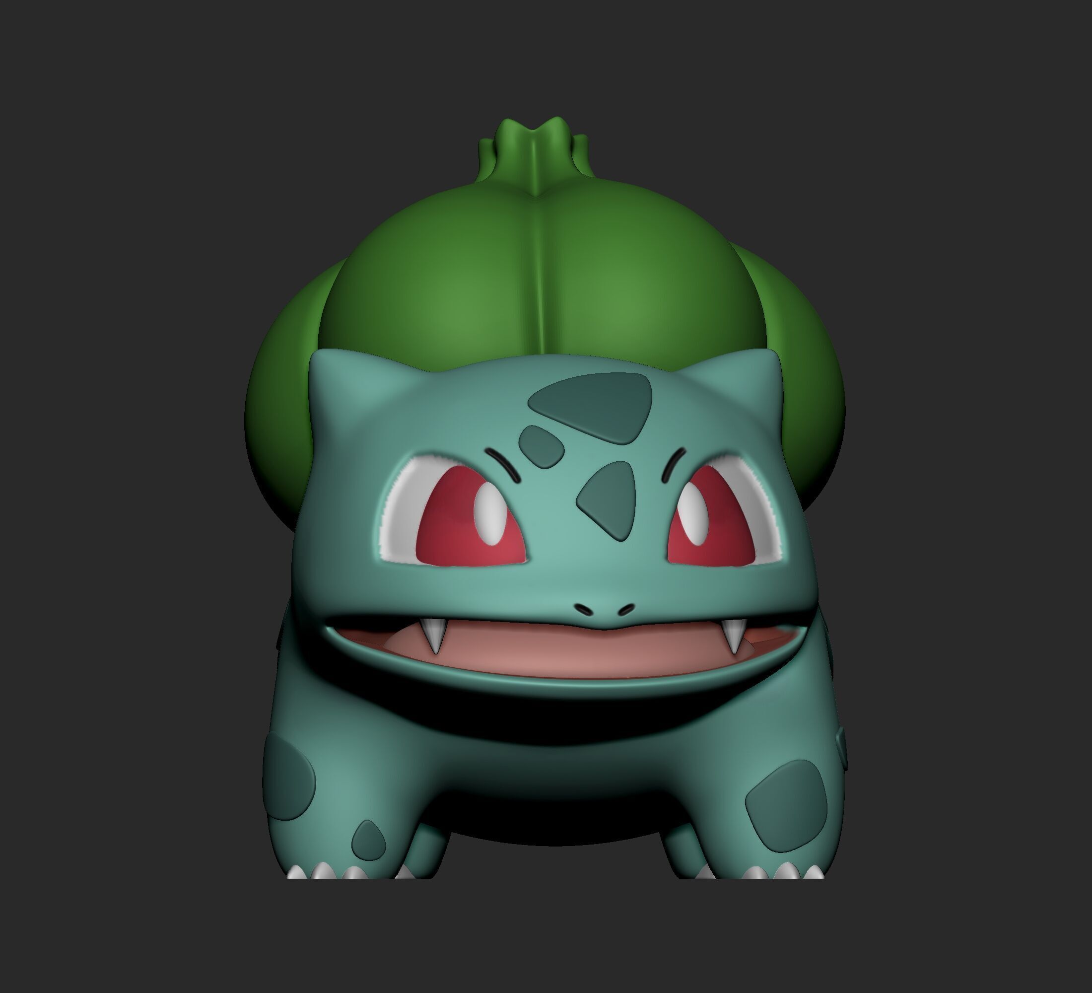 Pokemon - Bulbasaur Ivysaur and Venusaur  with 2 poses 3D print model_4