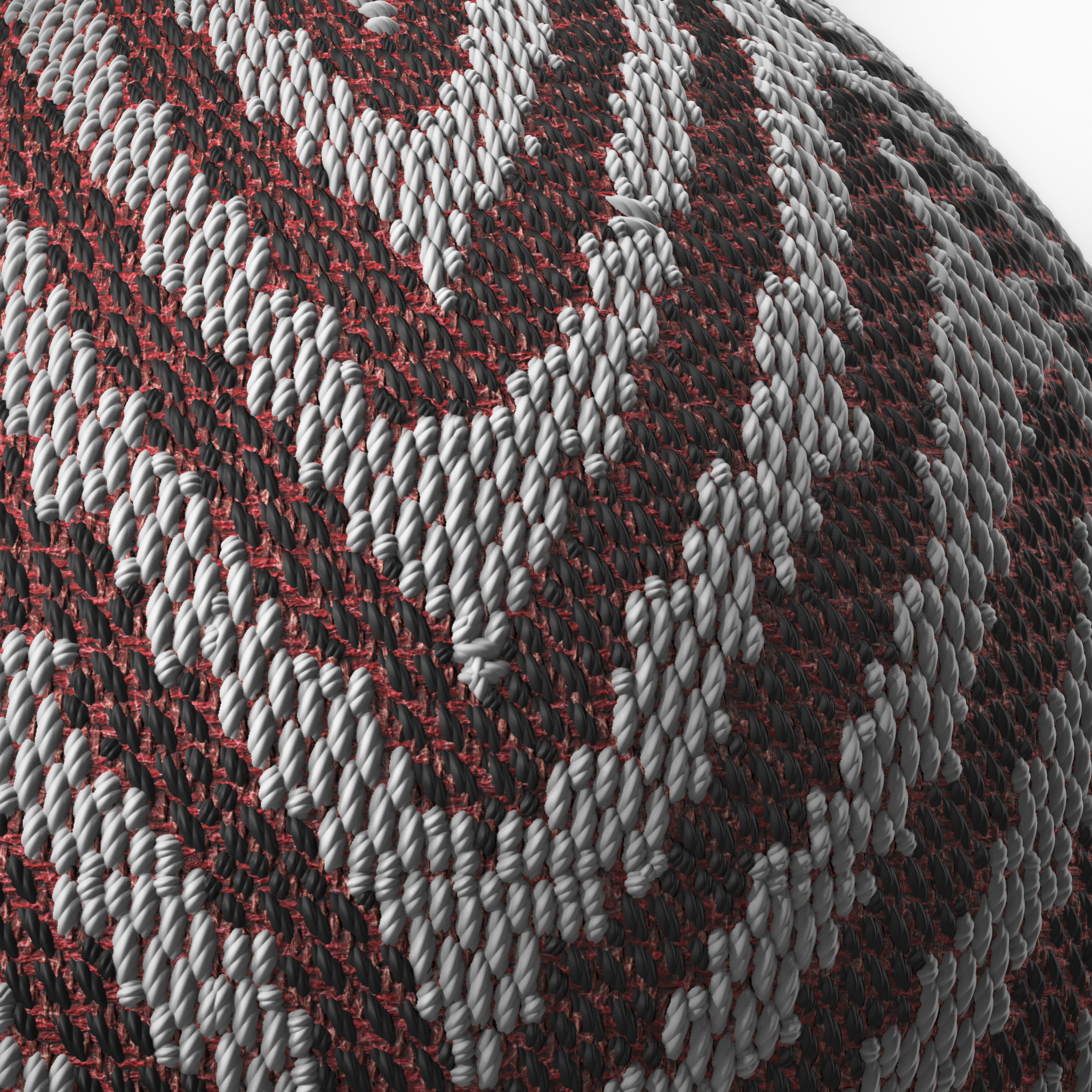 Fabric Materials 48- woven fabric - Sbsar Pbr 4k Seamless Texture_3
