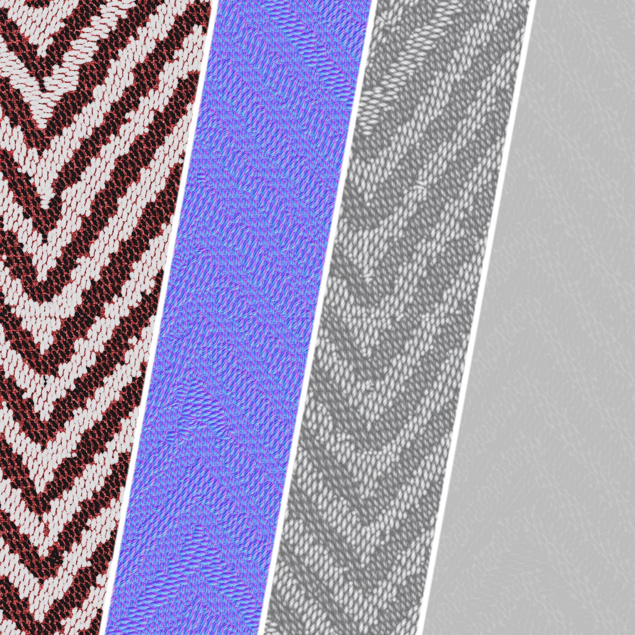 Fabric Materials 48- woven fabric - Sbsar Pbr 4k Seamless Texture_4