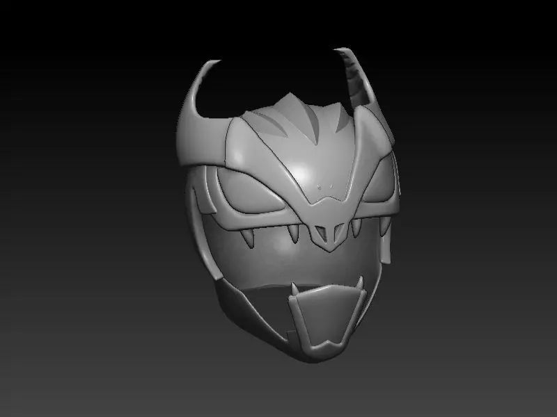 Helmet Power Rangers Cover yellow  3D print model_0