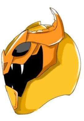 Helmet Power Rangers Cover yellow  3D print model_1