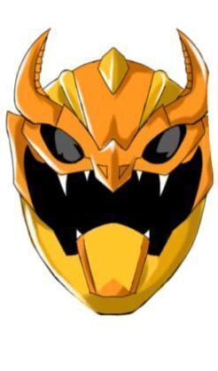 Helmet Power Rangers Cover yellow  3D print model_2