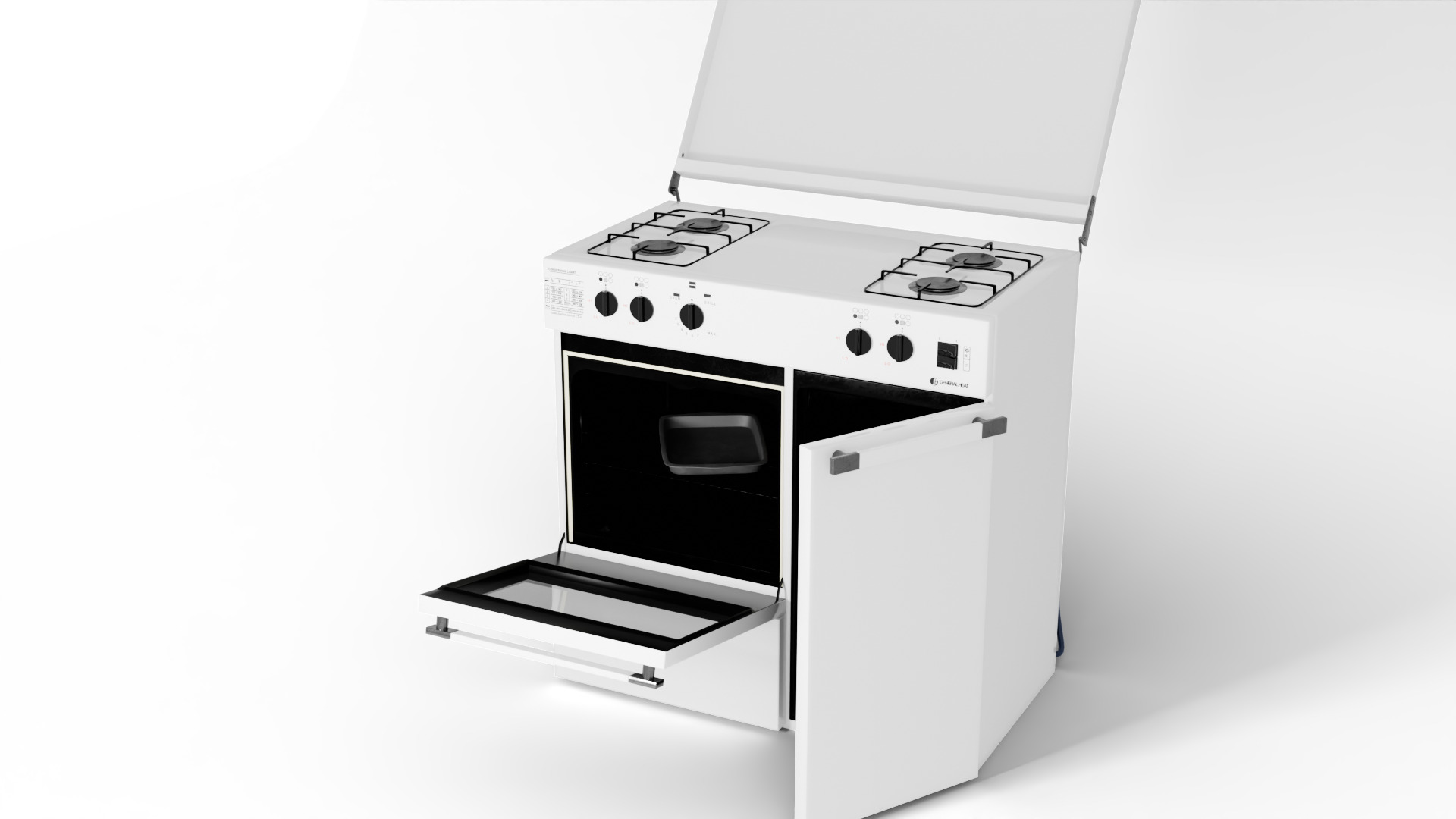 Range Oven 3D model_7