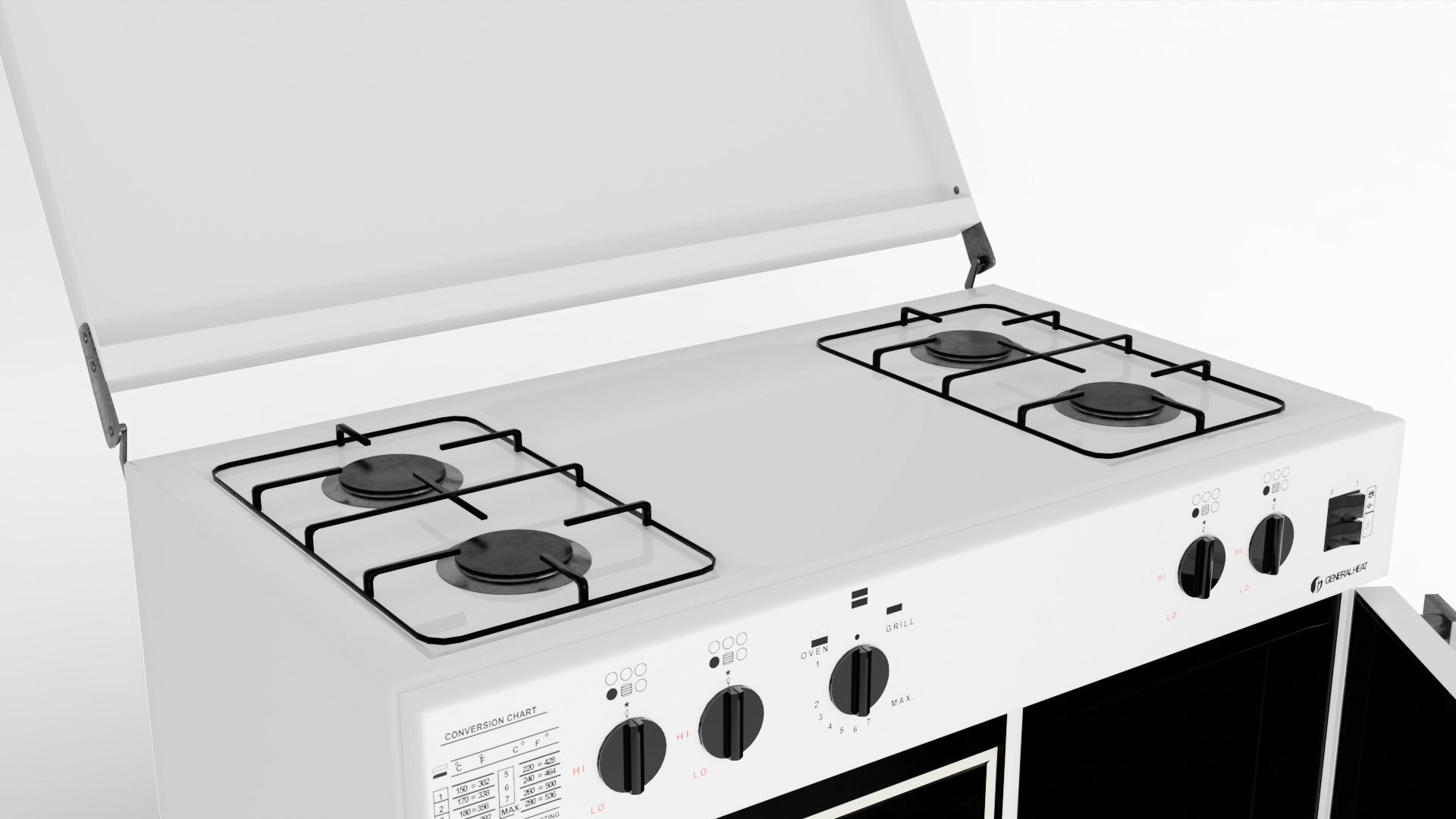 Range Oven 3D model_1