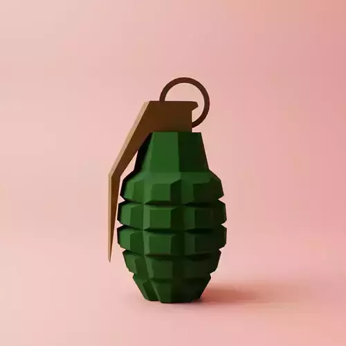Lowpoly Grenade