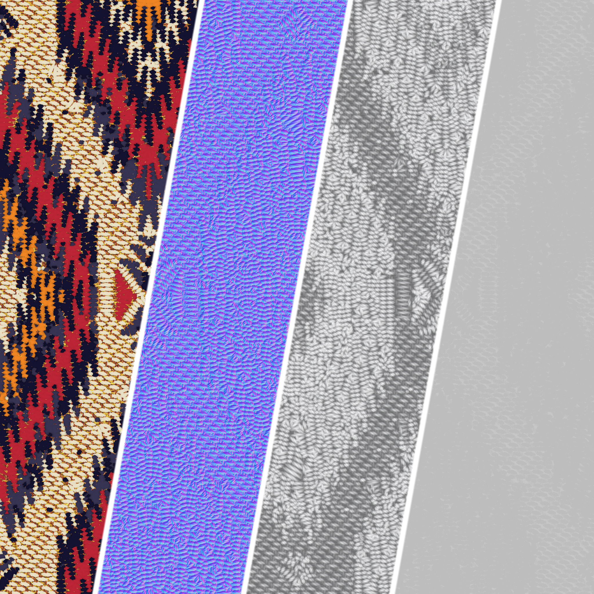 Fabric Materials 50- woven fabric - Sbsar Pbr 4k Seamless Texture_7