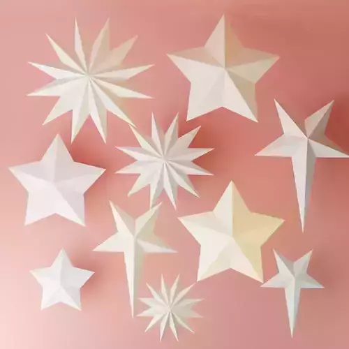 Lowpoly stars