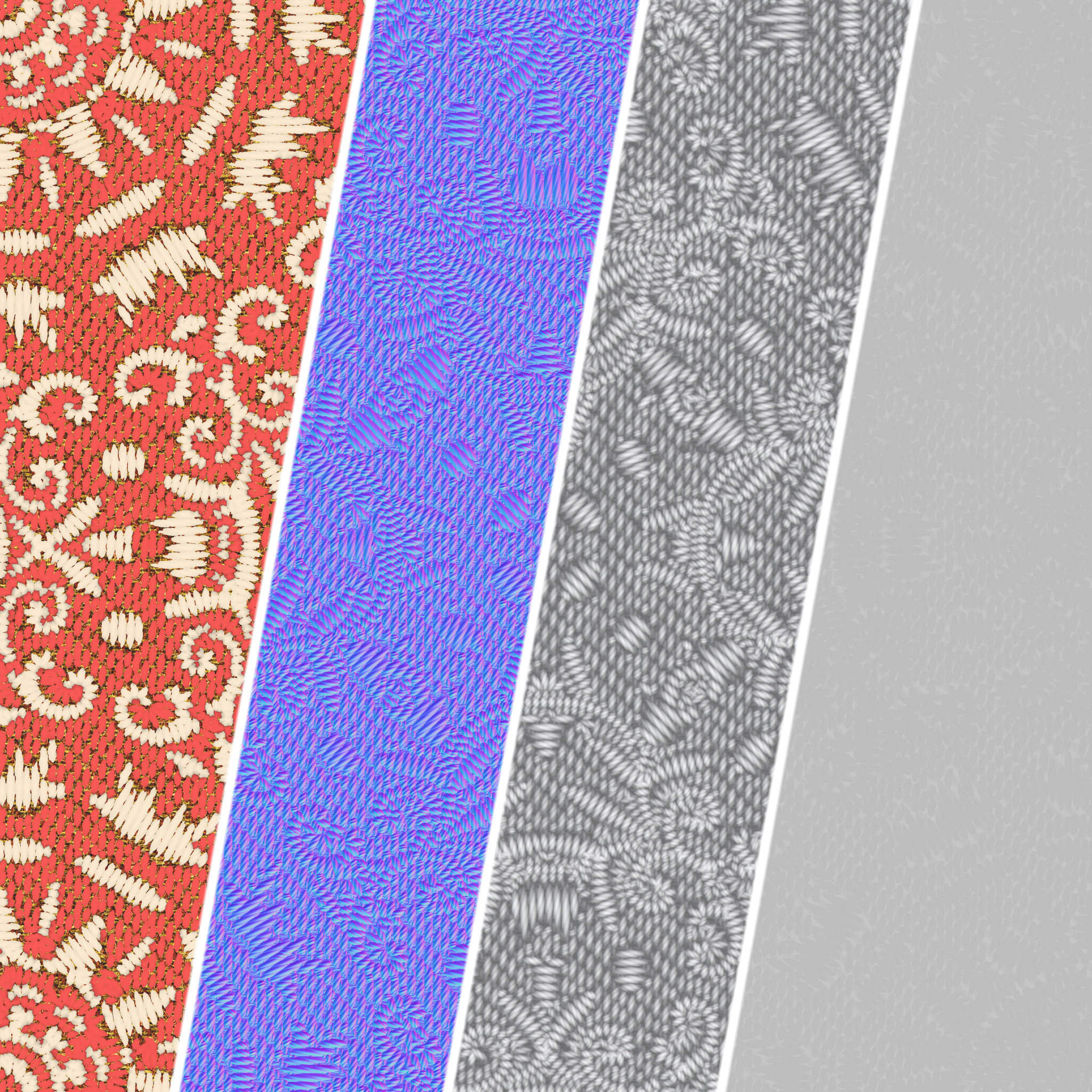 Fabric Materials 51- woven fabric - Sbsar Pbr 4k Seamless Texture_7