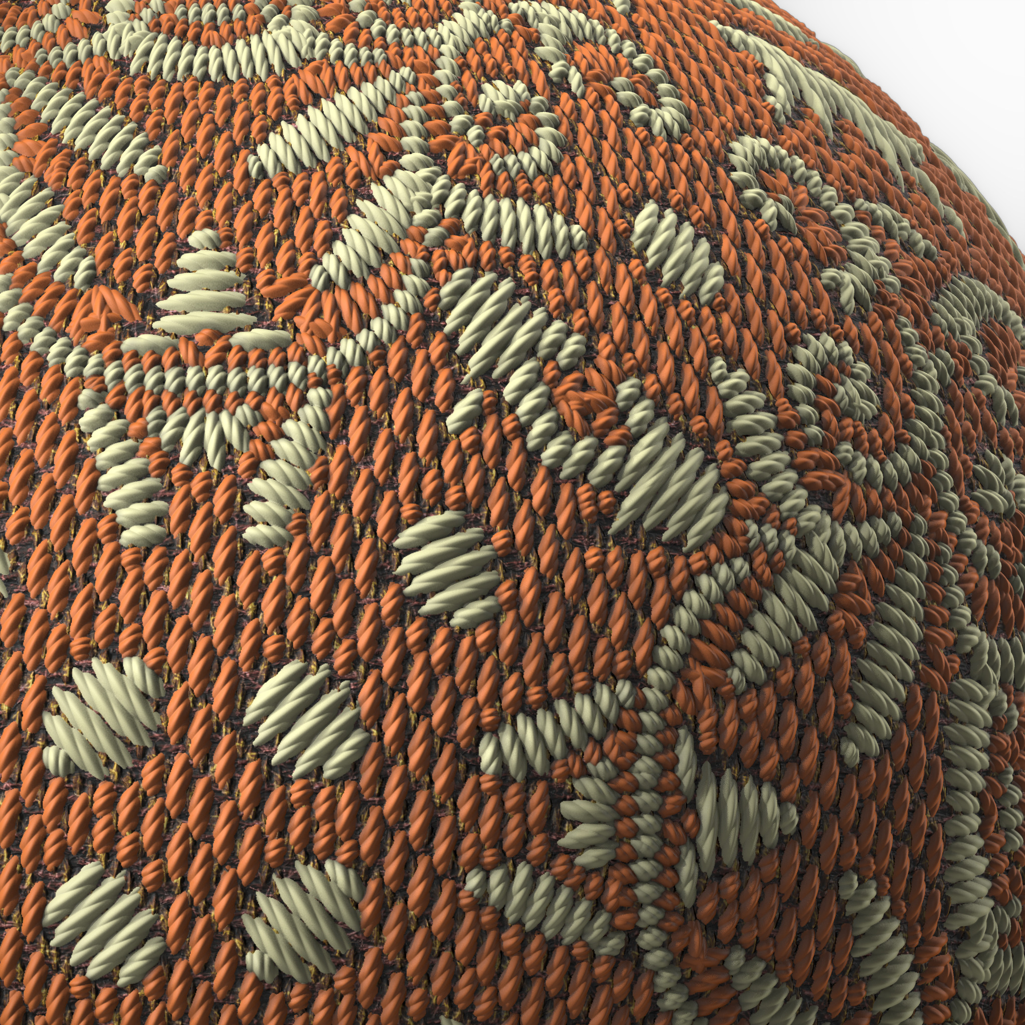 Fabric Materials 51- woven fabric - Sbsar Pbr 4k Seamless Texture_3