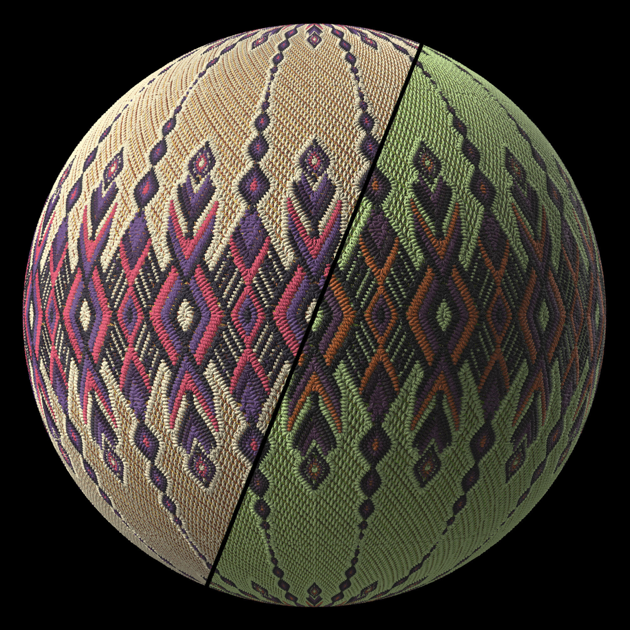 Fabric Materials 52- woven fabric - Sbsar Pbr 4k Seamless Texture_1