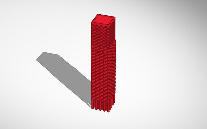 modern office tower Free 3D print model