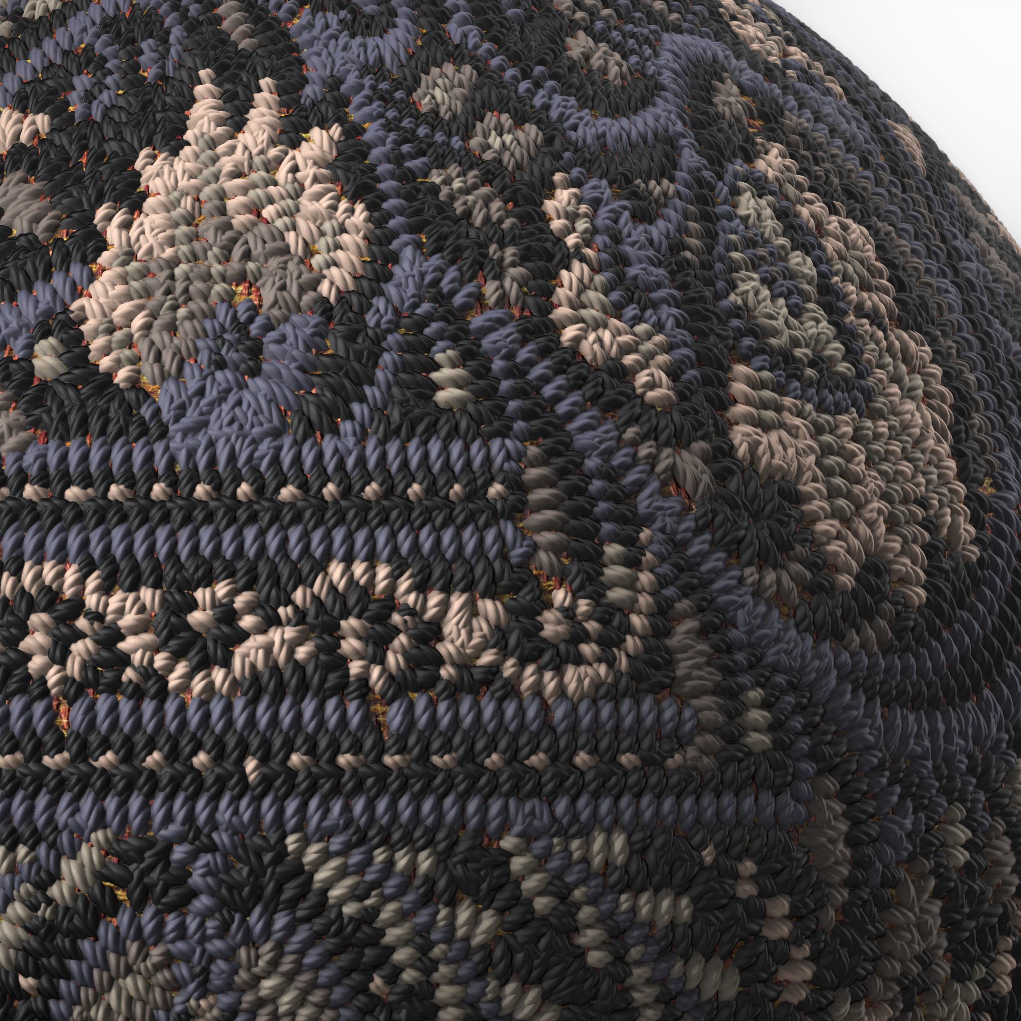 Fabric Materials 53- woven fabric - Sbsar Pbr 4k Seamless Texture_3