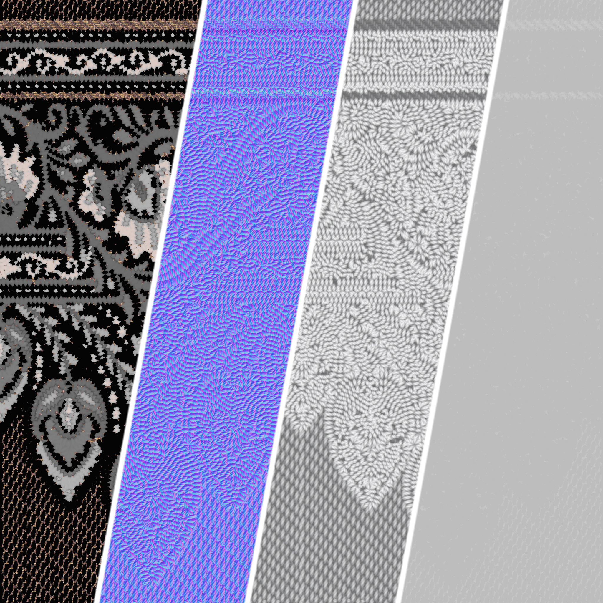 Fabric Materials 53- woven fabric - Sbsar Pbr 4k Seamless Texture_4