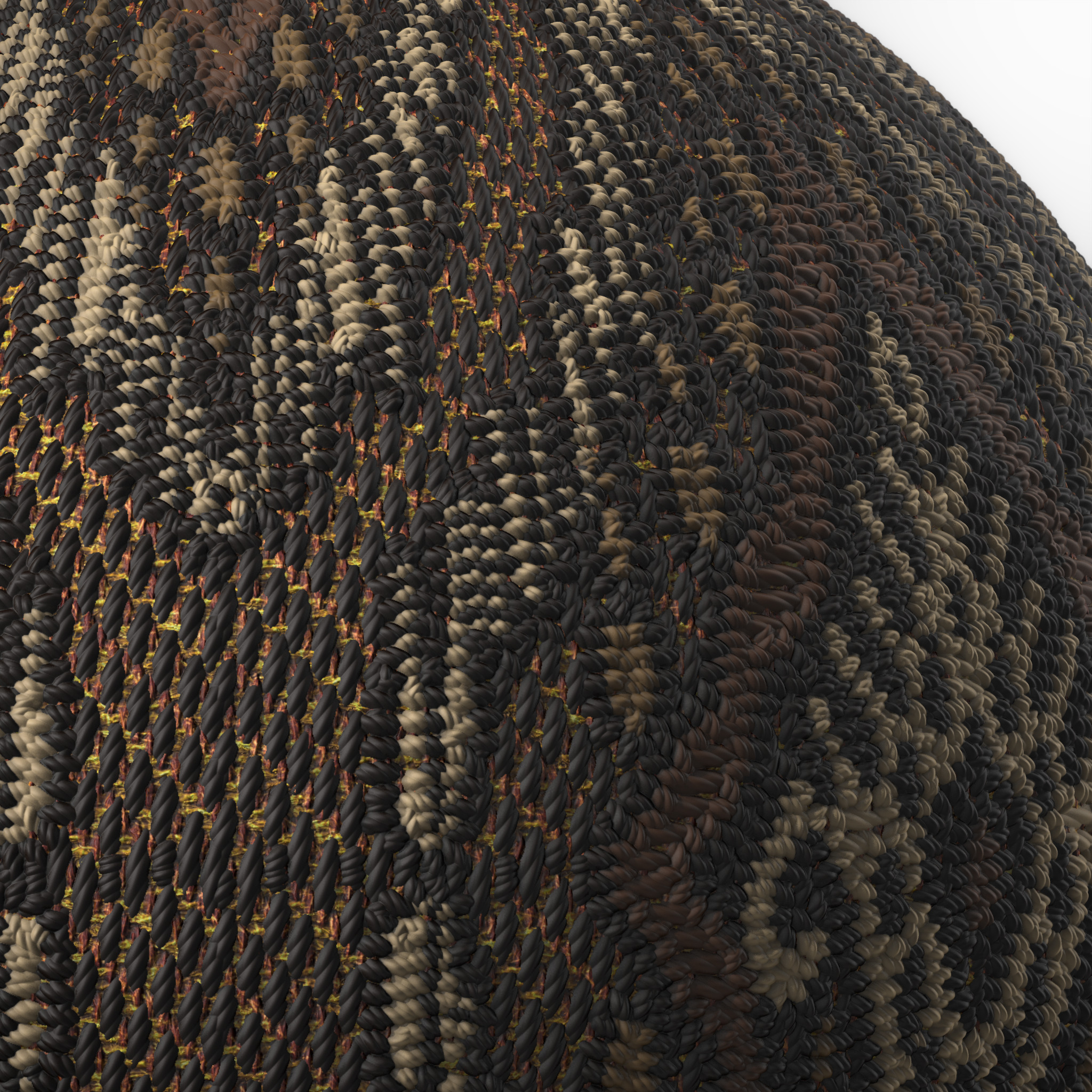 Fabric Materials 54- woven fabric - Sbsar Pbr 4k Seamless Texture_3