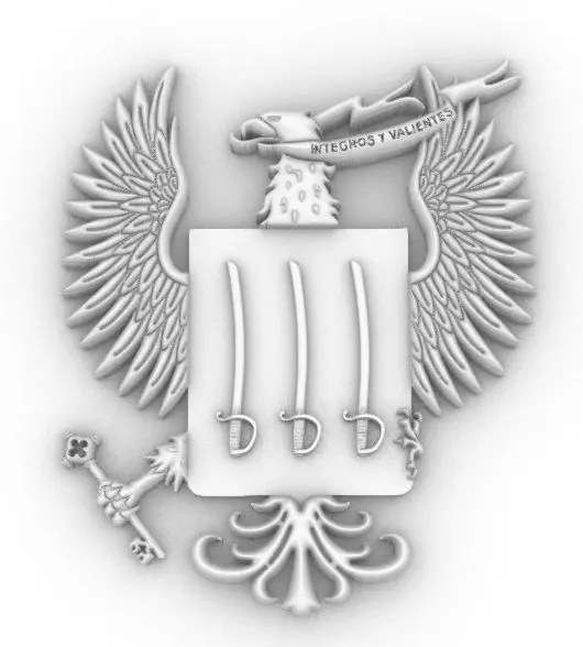 Escudo de Logistica Militar Colombia 3D print model