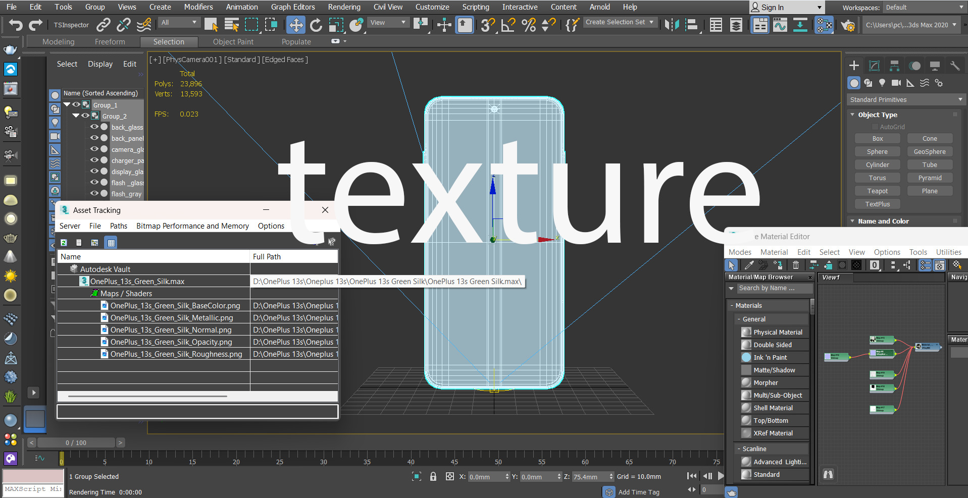 OnePlus 13s Green Silk 3D model_13