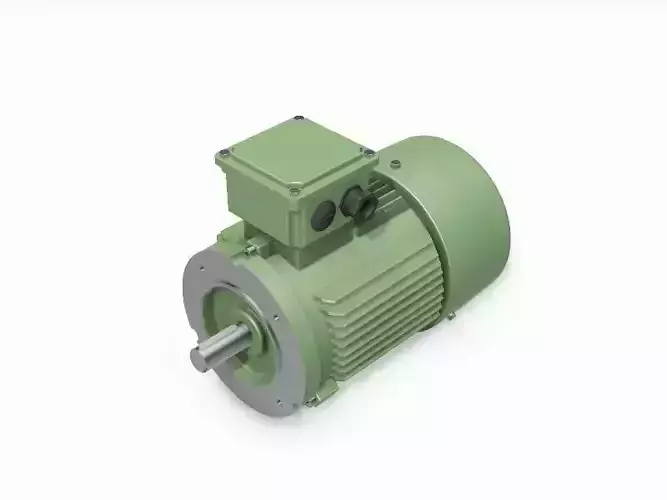112M B14b IEC electric motor - 3D CAD model