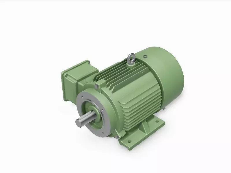 112M B34a Left IEC electric motor - 3D CAD model 3D model_0
