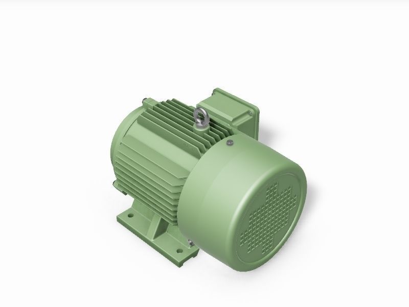112M B34a Left IEC electric motor - 3D CAD model 3D model_3