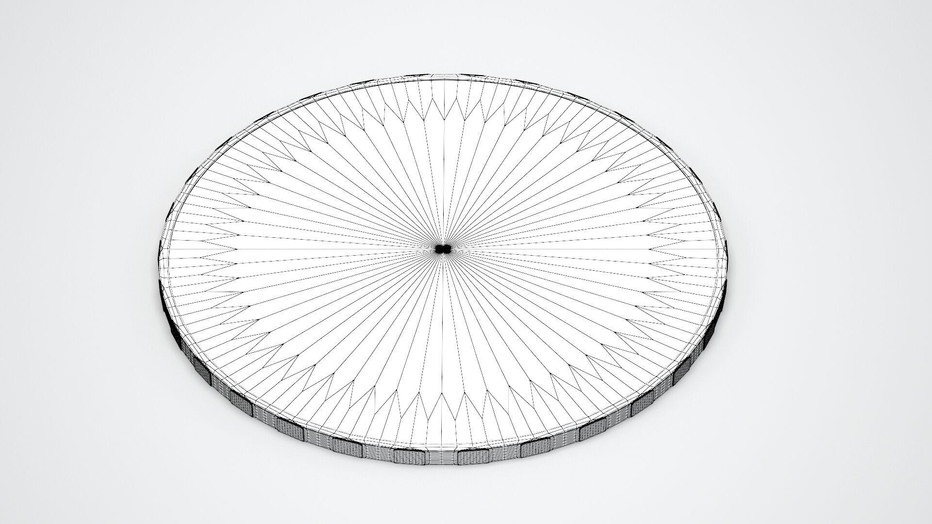 Copper Crypto Coin 3D model_8