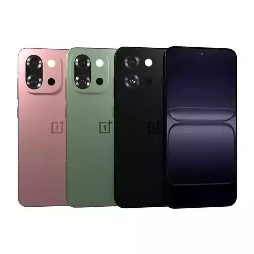 OnePlus 13s all color Low-poly 3D model