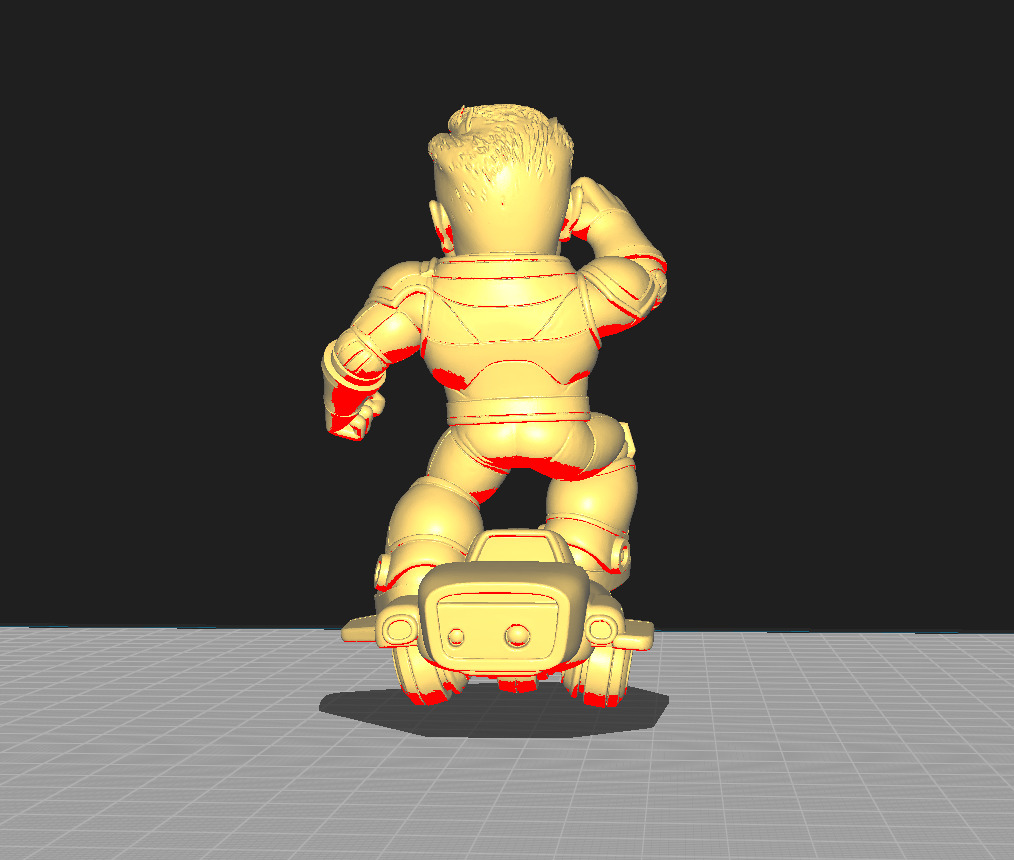 Captain Musc 3D print model_2