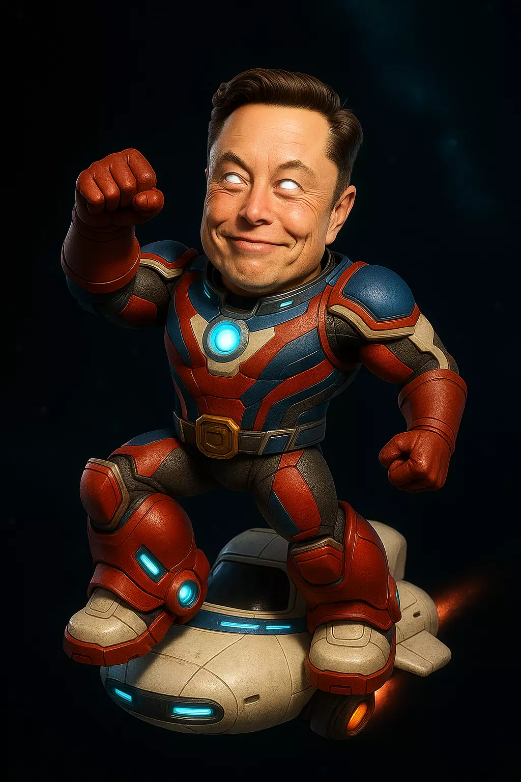 Captain Musc 3D print model_0