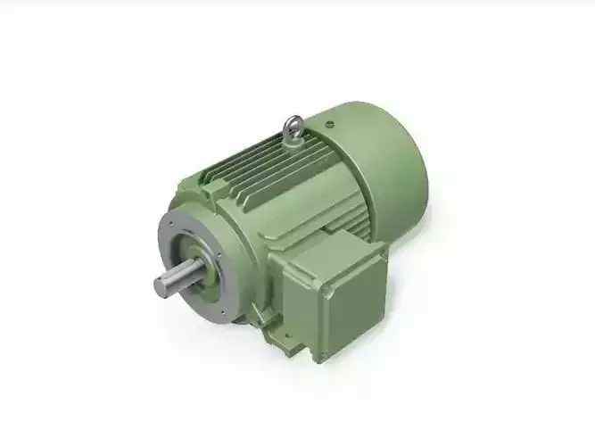 112M B34a Right IEC electric motor - 3D CAD model