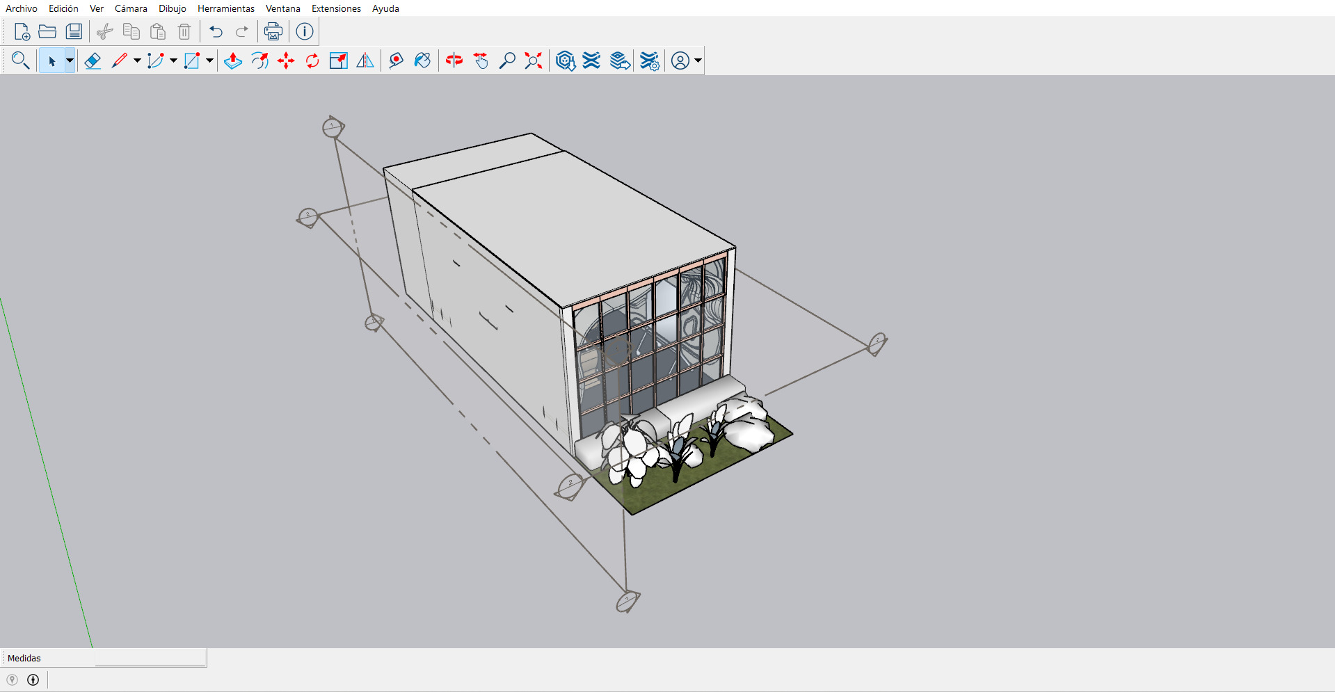 Organic Meeting Room 3D model_8