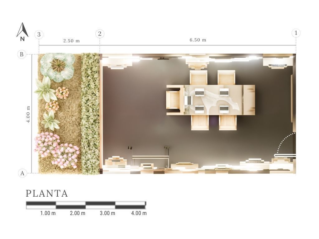 Organic Meeting Room 3D model_4