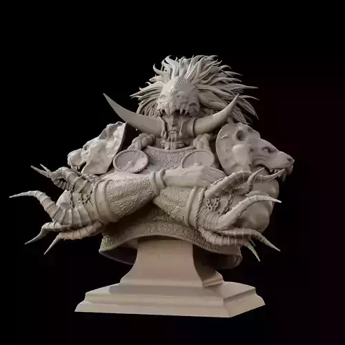 PROMISED CONSORT RADAHN Elden Ring Bust STL Model Print Fan Art 3D print model