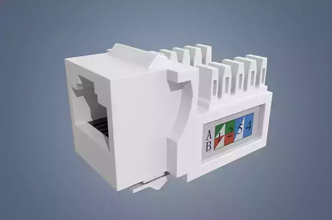 RJ45 Super Class 5 Unshielded Information Module