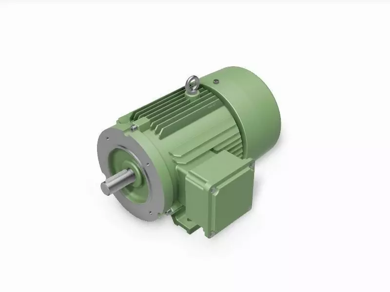 112M B34b Right IEC electric motor - 3D CAD model 3D model_0