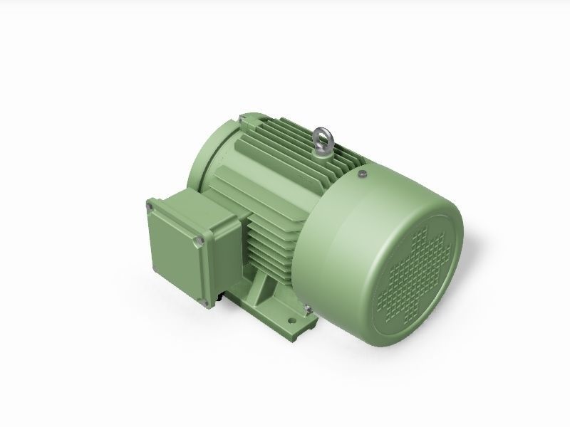 112M B34b Right IEC electric motor - 3D CAD model 3D model_3