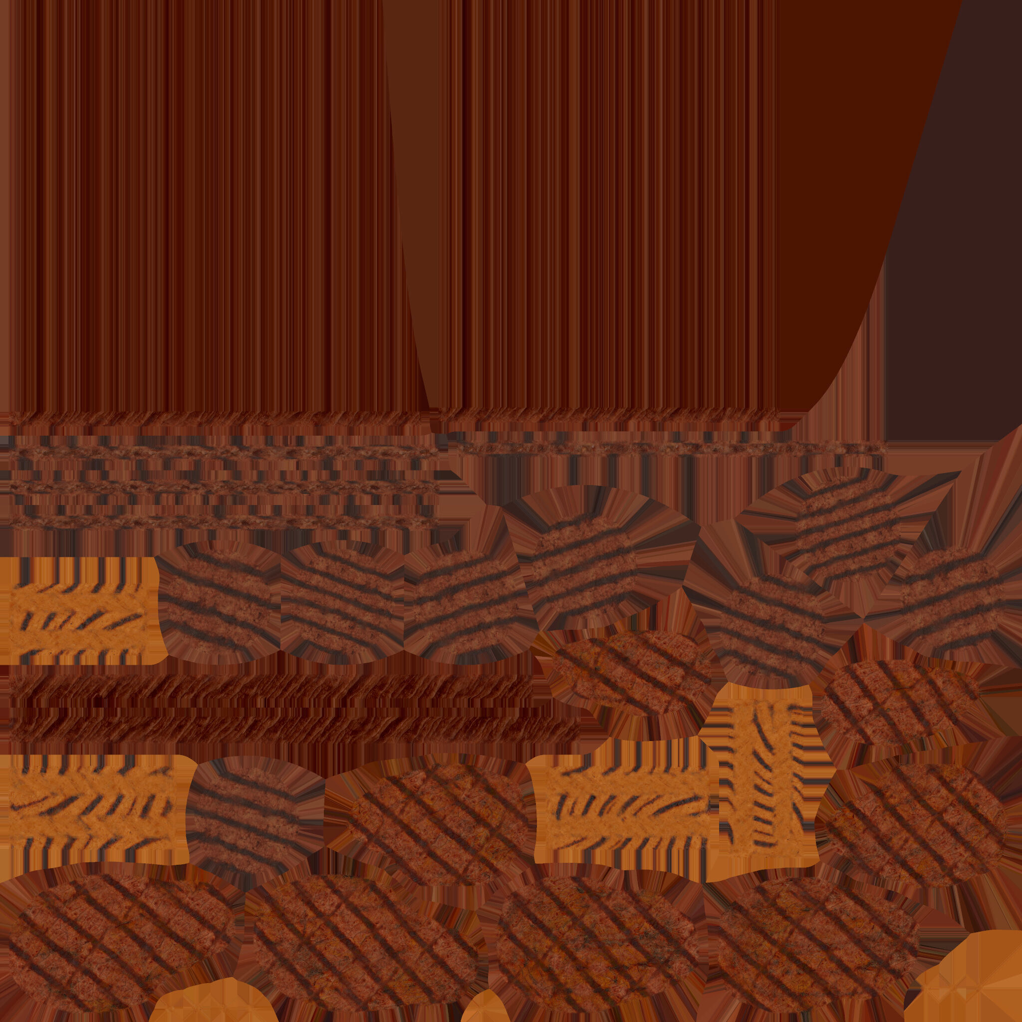 Grill Food Low-poly 3D model_8