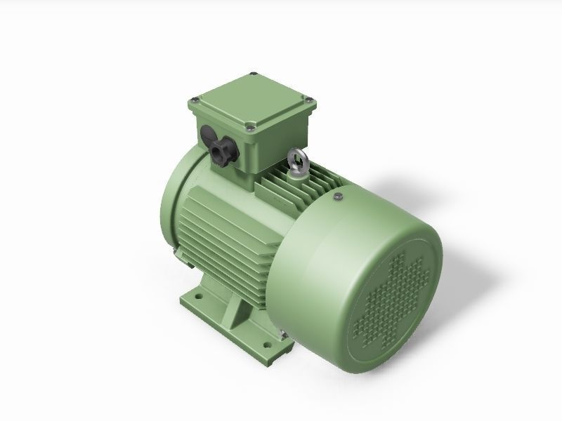 112M B34b Top IEC electric motor - 3D CAD model 3D model_3
