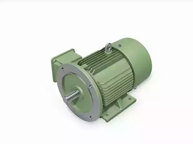 112M B35 Left IEC electric motor - 3D CAD model