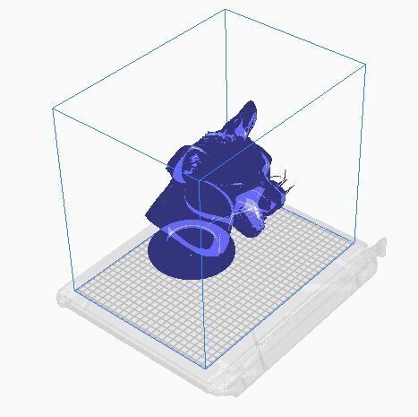 cheetah head bust 3D print model_10