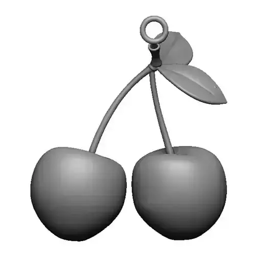 cherry pendant 3D print model