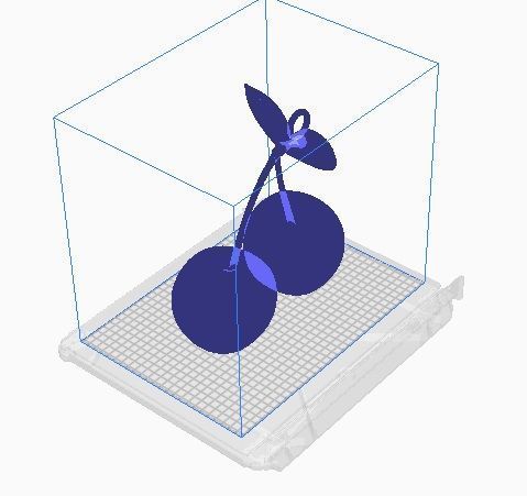 cherry pendant 3D print model_9