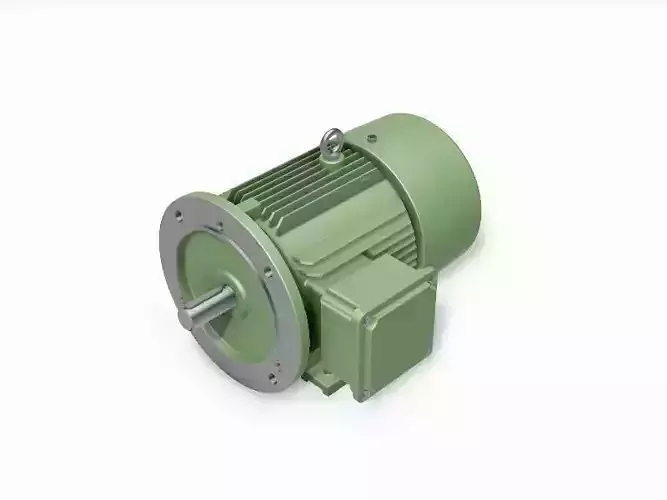 112M B35 Right IEC electric motor - 3D CAD model
