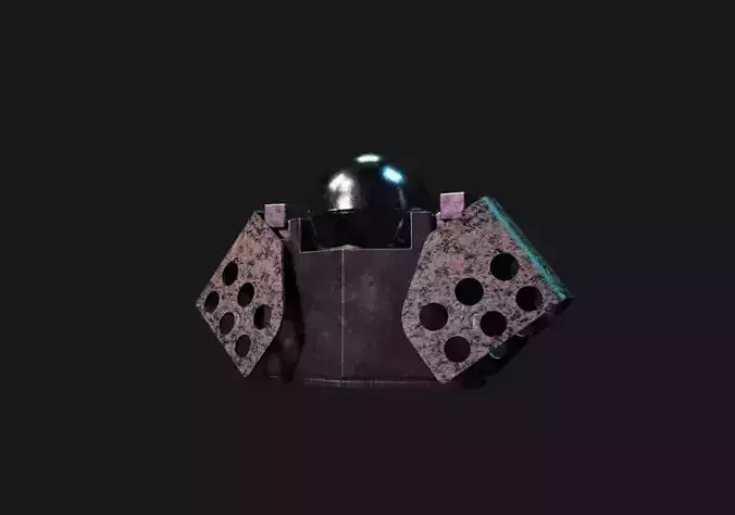 Fragmentation Shell Vietnam War 3D model