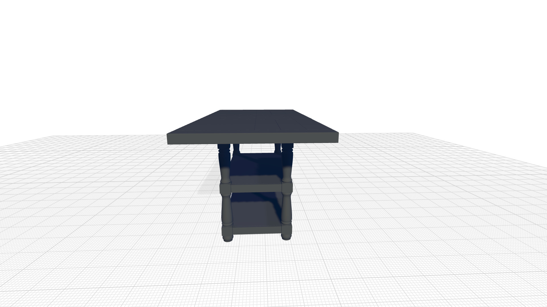 An Deep Counter Height Table 3D model_5