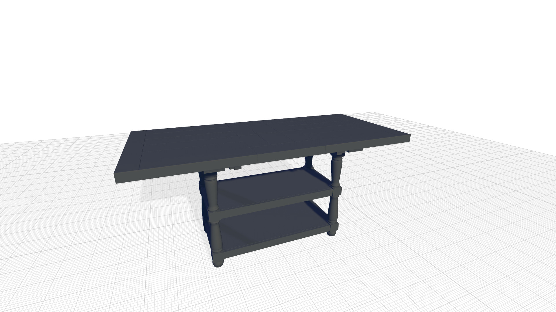 An Deep Counter Height Table 3D model_2