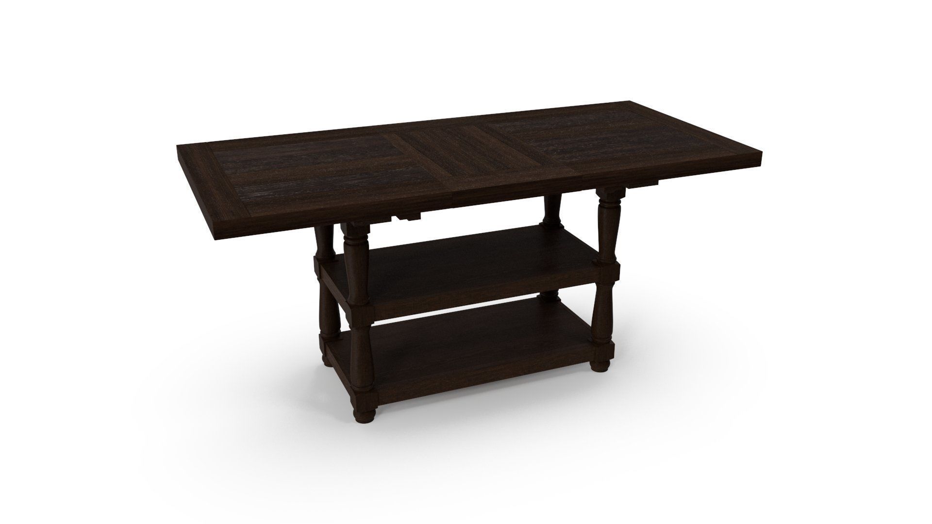 An Deep Counter Height Table 3D model_1