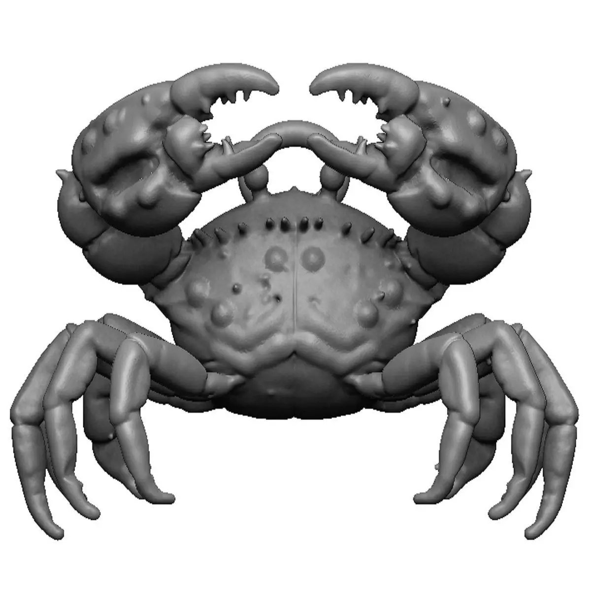 crab pendant 3D print model_0