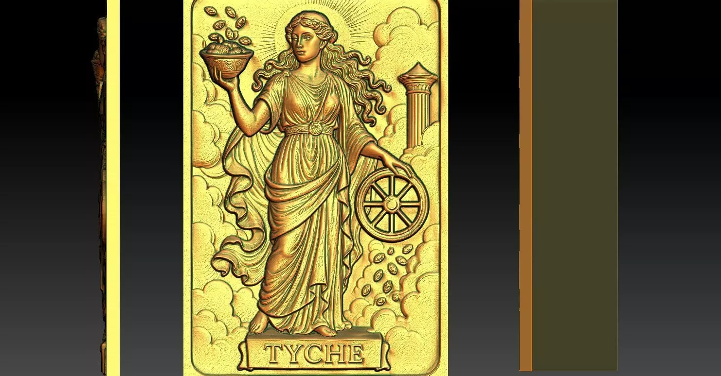 1 TYCHE CNC Relief Model 3D print model