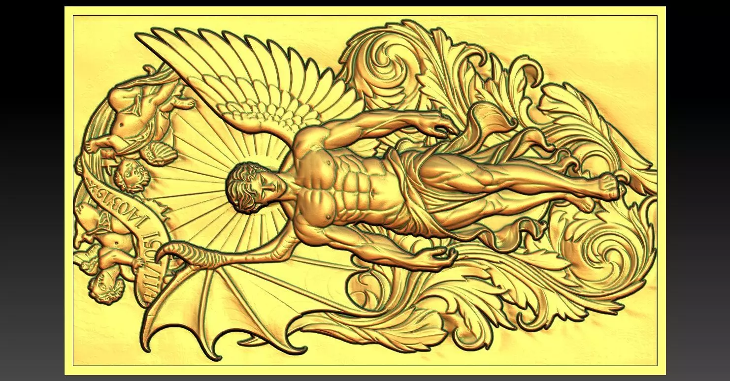 1 Greek mythology CNC Relief Model 3D print model