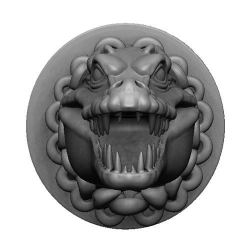 crocodile head 3D print model